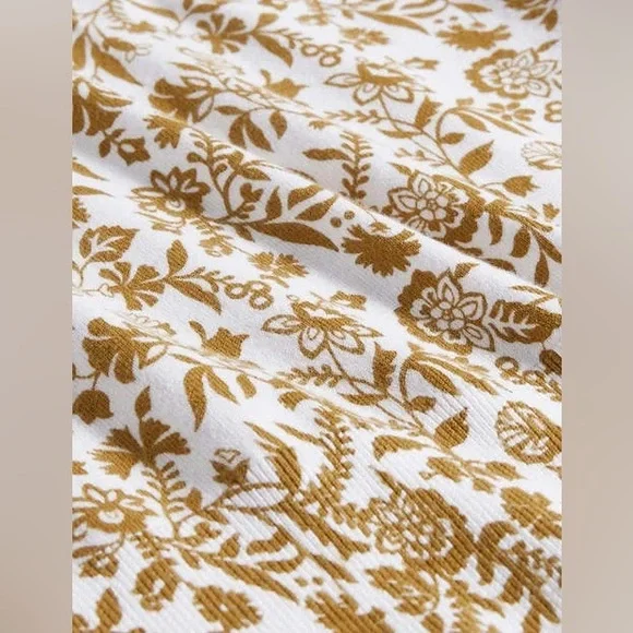 NWT Boden Printed Scoop Neck Shirt Frankincense, Flora Charm 16/18 - Picture 2 of 4